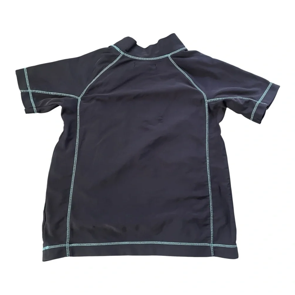 Old Navy Blue Rashguard Swim Top 4T navy blue “ Old Navy” logo short sleeve